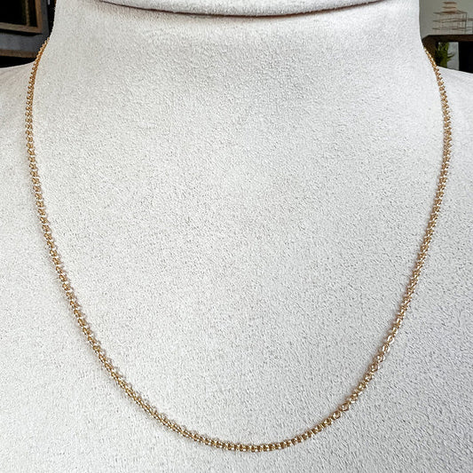 18k Gold Cable Chain