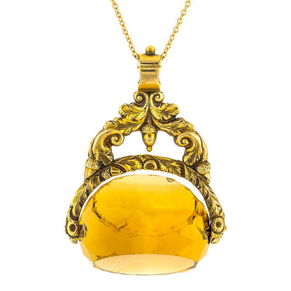 Antique Citrine Fob