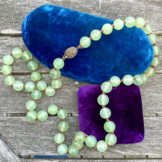 Antique Grossular Garnet Beads
