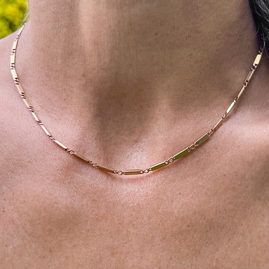Antique Bar Link Chain