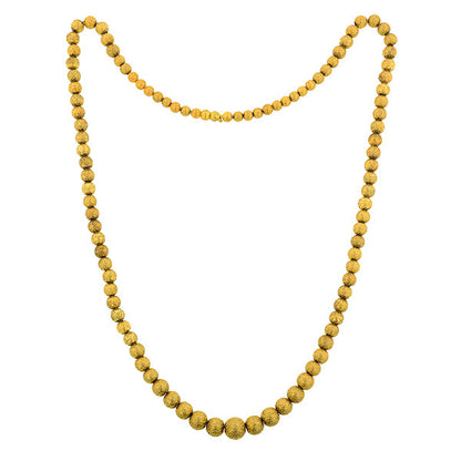 Antique Etruscan Revival Bead Necklace