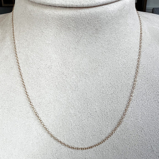 18k Gold Fine Cable Chain