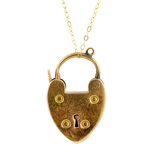 Antique Heart Padlock